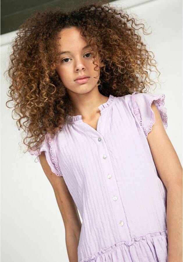 AI&KO ! Meisjes Jurk -- Lila Viscose