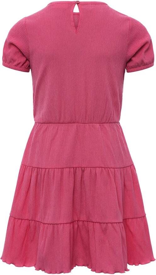 Looxs Revolution Wrap dress pink voor meisjes in de kleur