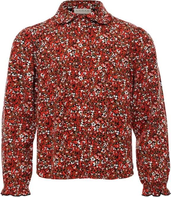 Looxs Revolution Blouse fire flower voor meisjes in de kleur