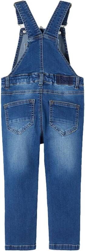 NAME IT MINI slim fit tuinbroek NMMROBIN stonewashed