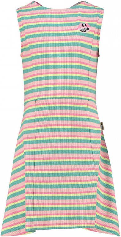 Vingino ! Meisjes Jurk Maat 128 Diverse Kleuren Katoen/polyester/elasthan
