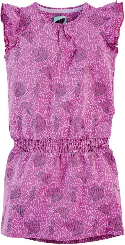 Z8 ! Meisjes Jurk -- All Over Print Katoen/elasthan