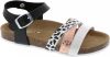Braqeez Saar Spain leren sandalen zwart/multi online kopen
