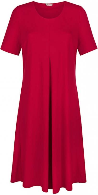 alba moda Jurk van comfortabele jersey Rood