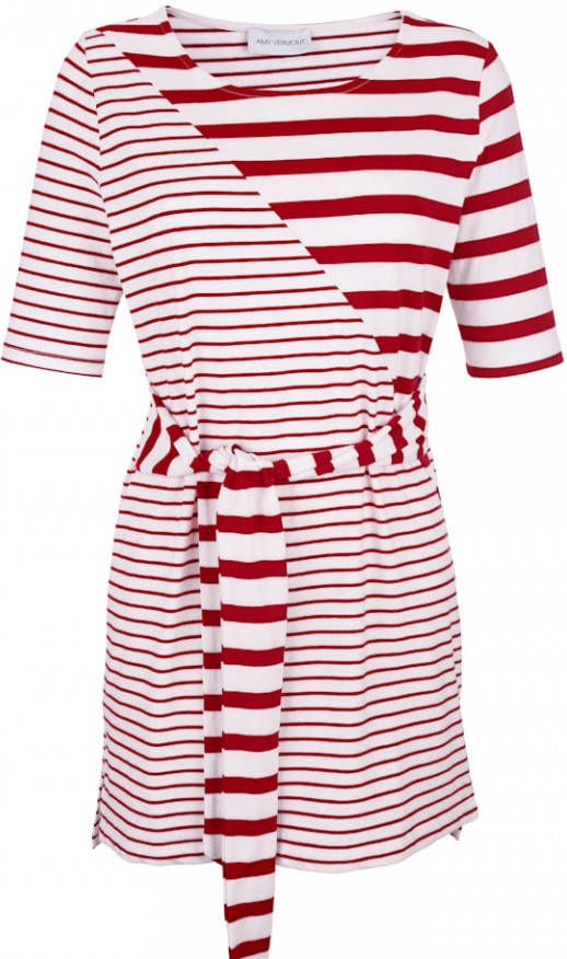 AMY VERMONT Longshirt Wit/Rood