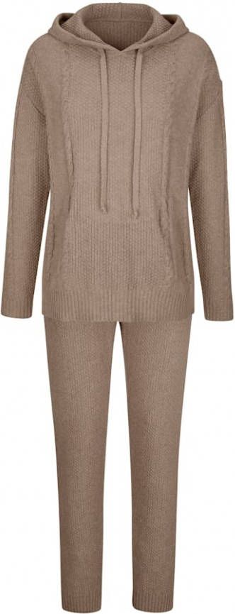 harmony Huispak van comfortabel zacht breimateriaal Taupe