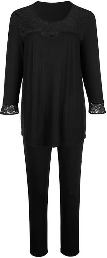 harmony Joggingpak met charmante cut out aan het decolleté Zwart