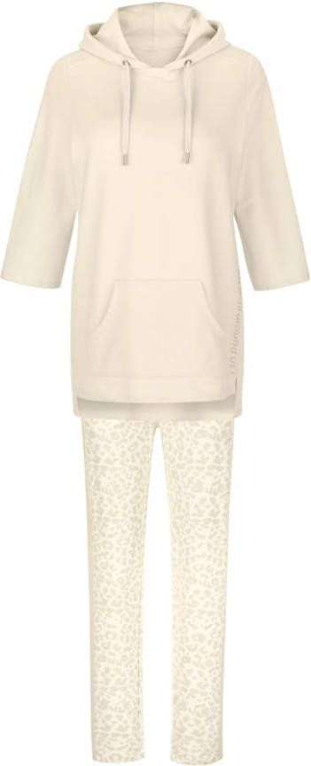 harmony Joggingpak met contrastkleurige inzetten Beige/Ecru