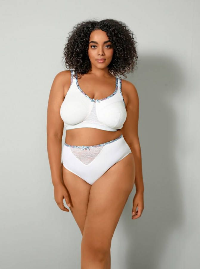 TruYou Bh van elastisch materiaal Offwhite/Turquoise