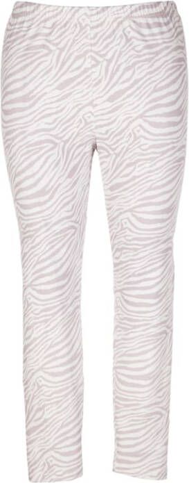 TruYou Joggingpak met asymmetrische zoom Lila/Ecru