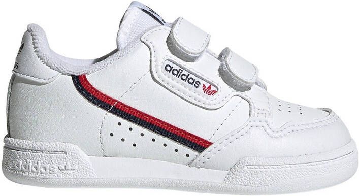 adidas Originals Continental 80 Schoenen Cloud White/Cloud White/Scarlet