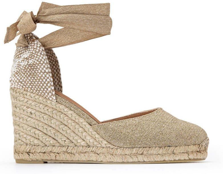Castañer Wedge Espadrilles , Beige, Dames