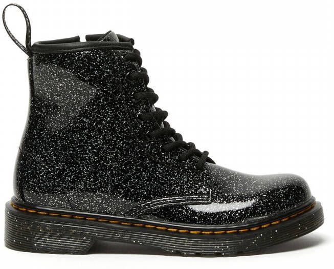 Dr Martens Dr. Martens 1460 J Cosmic Glitter lak veterboots zwart
