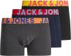 Jack & Jones Boxershort JACCRAZY SOLID met modieus veelkleurige weefband(3 stuks ) online kopen