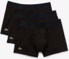 Lacoste 3 Pack boxershorts zwart 5H3407 23 031 , Zwart, Heren online kopen