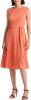Ralph Lauren Midi jurk met strikceintuur en ronde hals online kopen