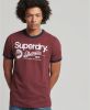 Superdry T shirt met ronde hals Vintage Core Logo online kopen