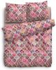 Heckett & Lane dekbedovertrek Rachela roze 240x220 cm Leen Bakker online kopen