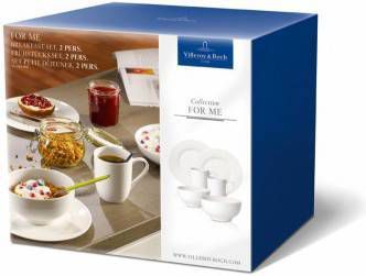 Villeroy & Boch For Me ontbijt serviesset 2-persoons