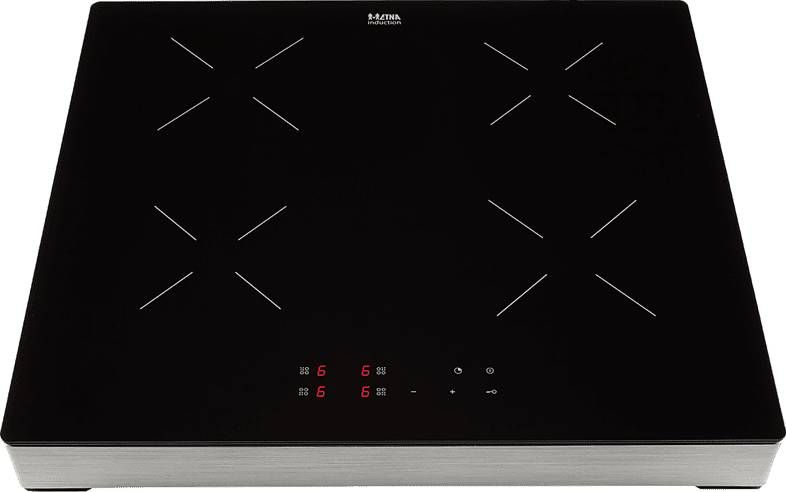 Etna KIV164RVS Inductie kookplaat Zwart