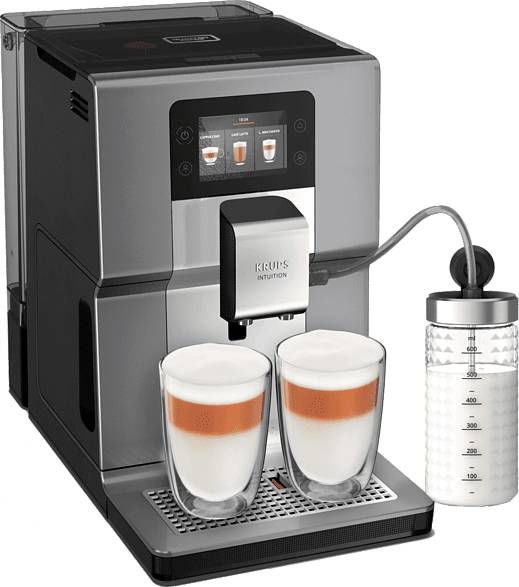 Krups EA875E Intuition Preference + espresso apparaat(chrome )