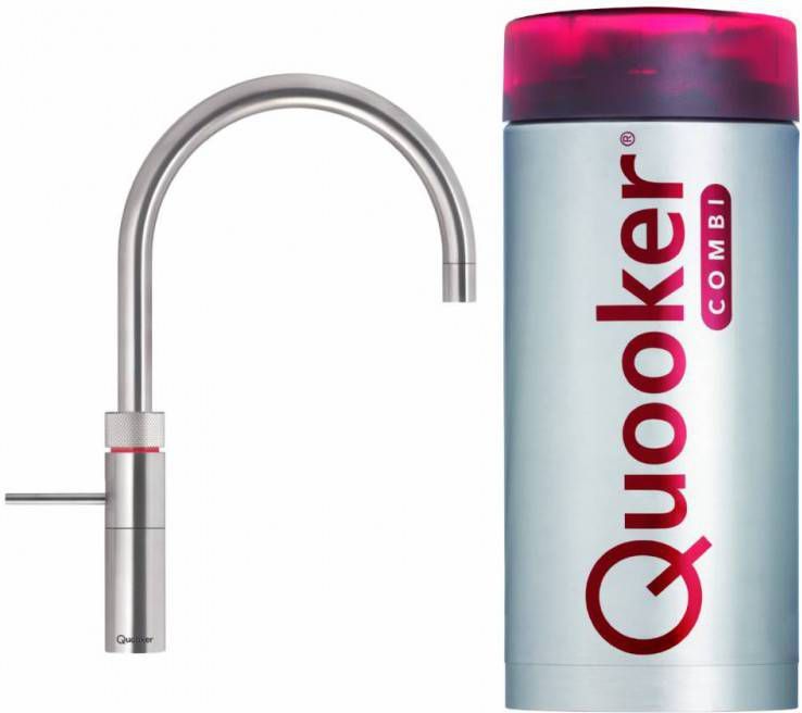 Quooker Fusion Round RVS Met Boiler Combi/Combi+ Reservoir Combi 2.2 e Boiler Eqr