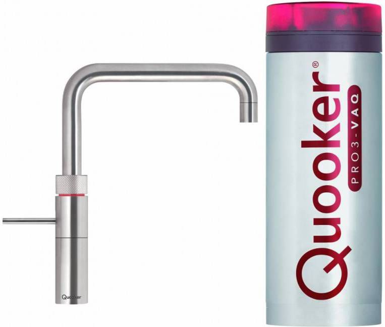 Quooker Fusion Square RVS Met Boiler Pro3 Vaq E