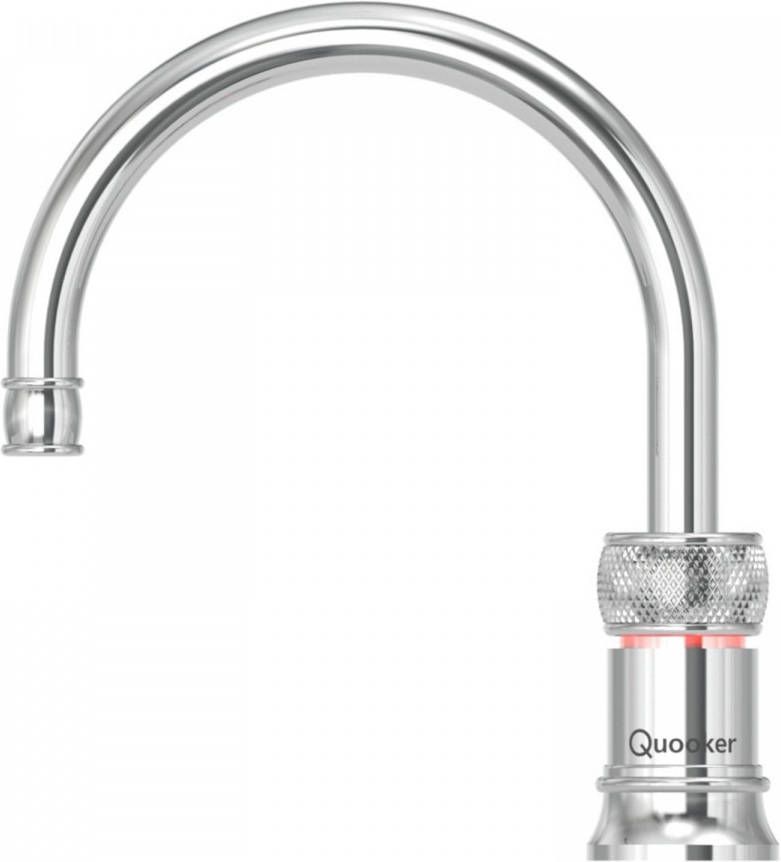 Quooker Kokendwaterkraan Classic Nordic Single Tap Round RVS