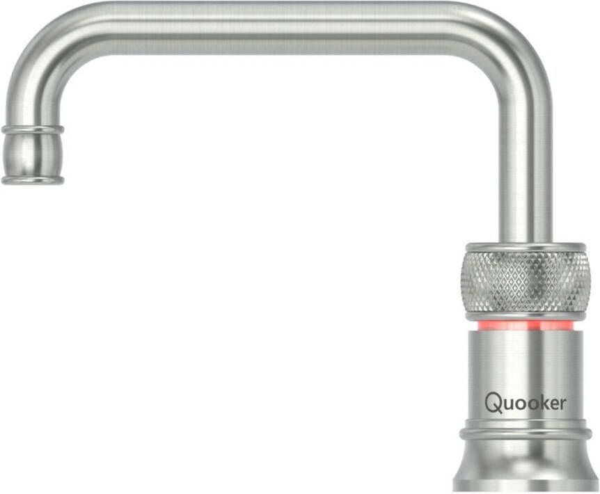 Quooker Kokendwaterkraan Classic Nordic Single Tap Square RVS