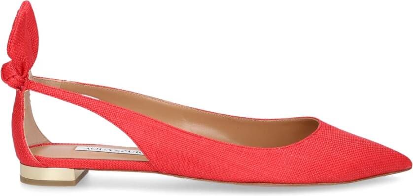 Aquazzura Ballerina's Rood Dames
