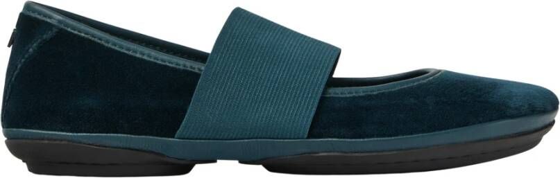 Camper Ballerina's met bandjes Rechts Nina 21595 , Blauw, Dames