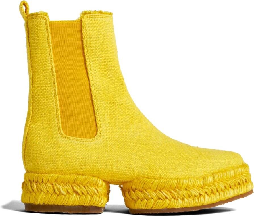 CamperLab Ankle Boots Islands Espadrille K400628 , Geel, Dames