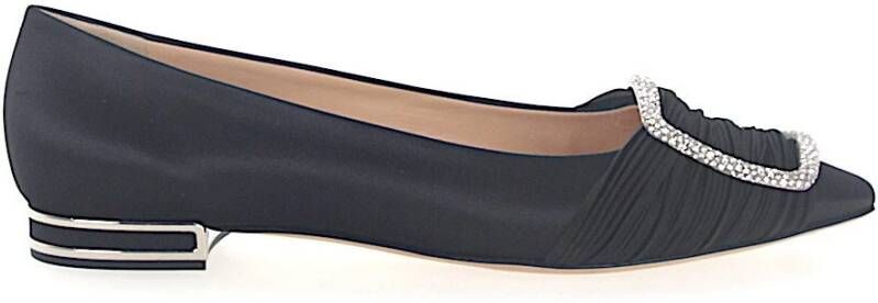 Casadei Ballerinas 1A088 , Zwart, Dames