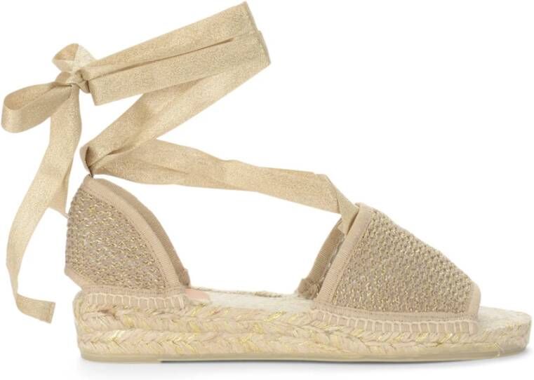 Castañer Espadrillas con zeppa bassa Sole , Beige, Dames