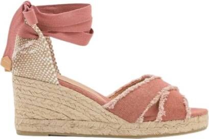 Castañer Bluma Wedge Espadrilles , Roze, Dames