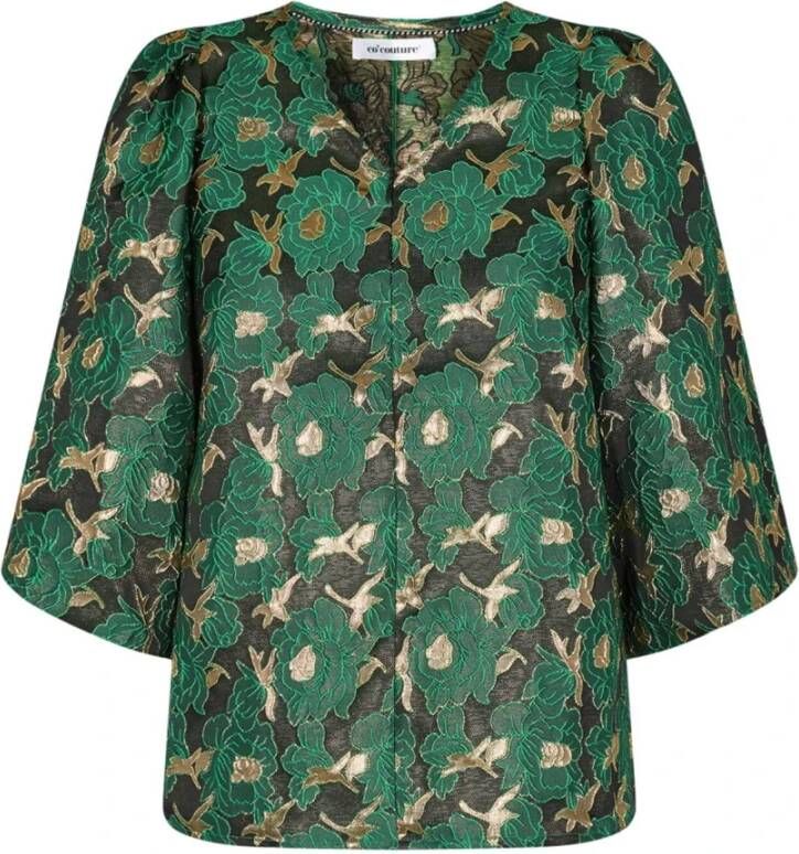 Co'Couture Blouse & overhemd , Groen, Dames