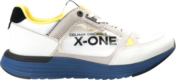 Colmar Witte sneakery opperste dikke , Wit, Heren