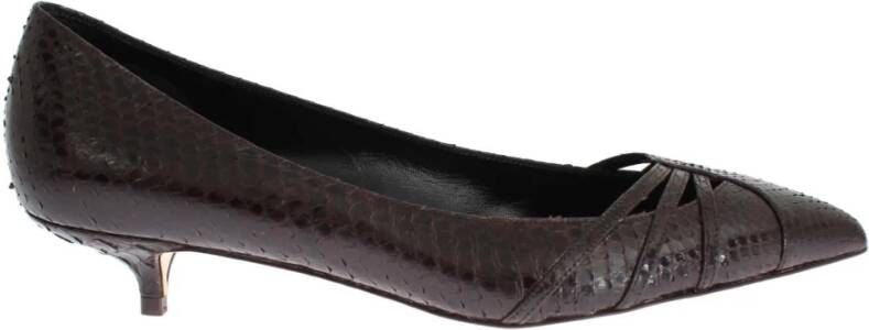 Dolce & Gabbana kittenhakken , Bruin, Dames