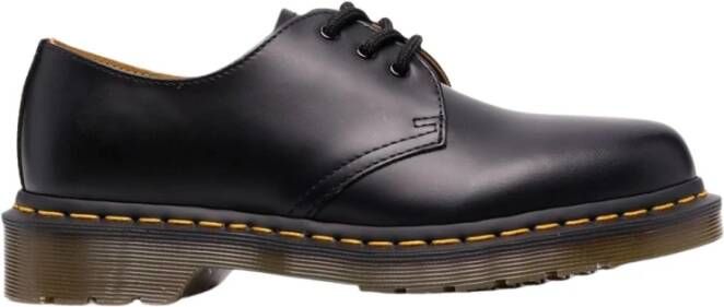 Dr Martens Derbies 1461 Abruzzo In Waxed Leather Dr. Martens, Zwart, Heren