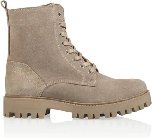 Dwrs Staey Bikerboots , Bruin, Dames