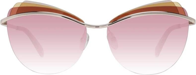 EMILIO PUCCI Sunglasses Ep0112 28T 59 , Geel, Dames