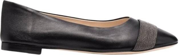 Fabiana Filippi Ballerinas met een ornament , Zwart, Dames