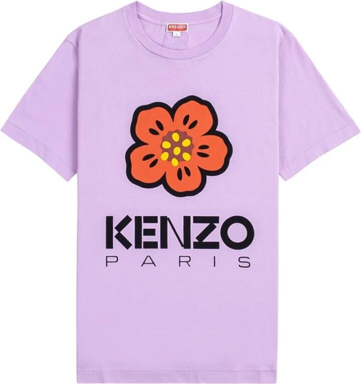 Kenzo T shirt Boke Flower Taille L, Couleur Presta Violet , Paars, Dames