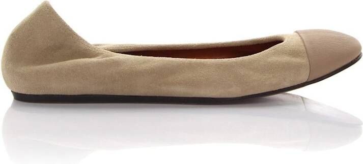 Lanvin Ballerina's Beige Dames