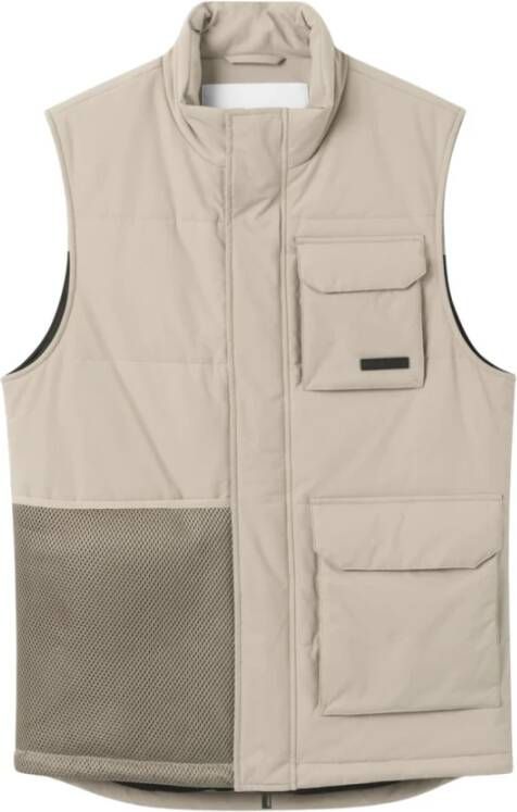 Les Deux Maxwell gewatteerde bodywarmer met opgestikte klepzakken