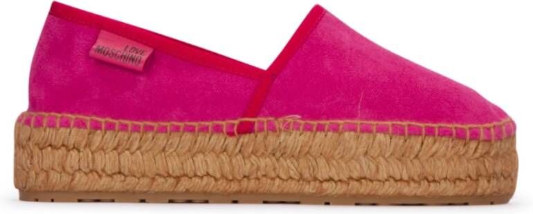 Love Moschino Espadrilles Roze Dames