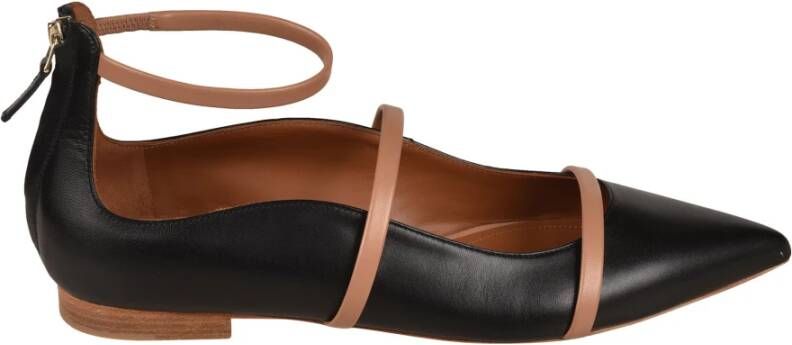 Malone Souliers Ballerina's Zwart Dames