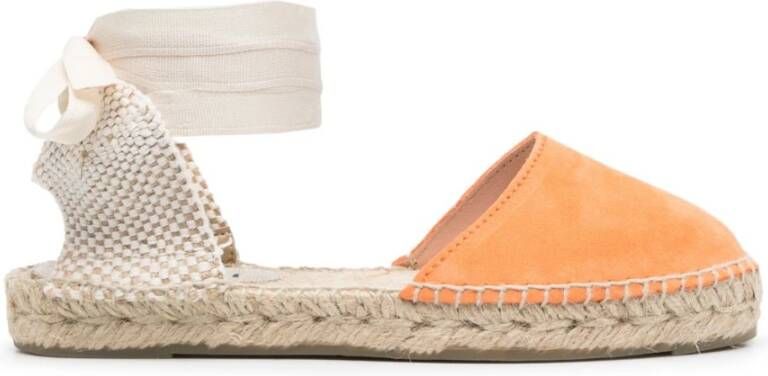 Manebí Espadrilles Oranje Dames
