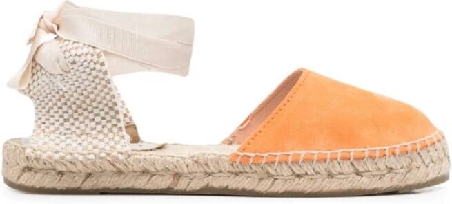 Manebí Espadrilles Oranje Dames