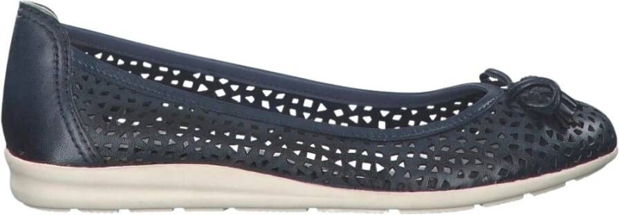 marco tozzi Antic Casual Flats , Blauw, Dames